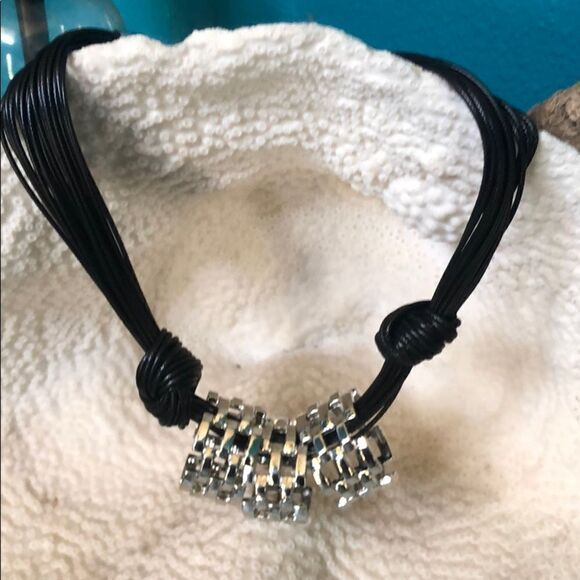 LUXE Multi String Necklace & Earrings Set - Picture 1 of 5